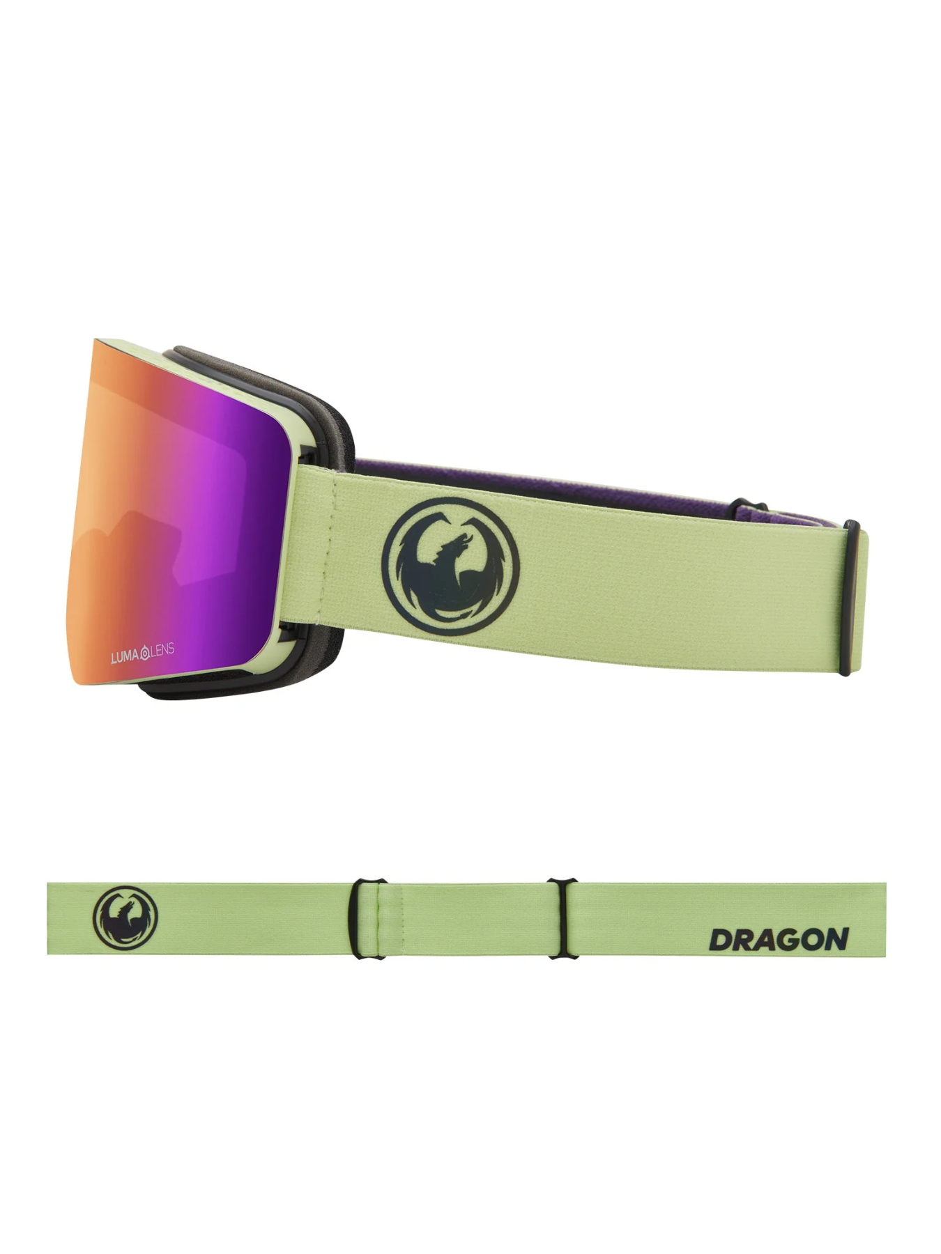 Gafas de ventisca Dragon R1 OTG - Matcha Lumalens Purple Ionized & Lumalens Midnight Lens