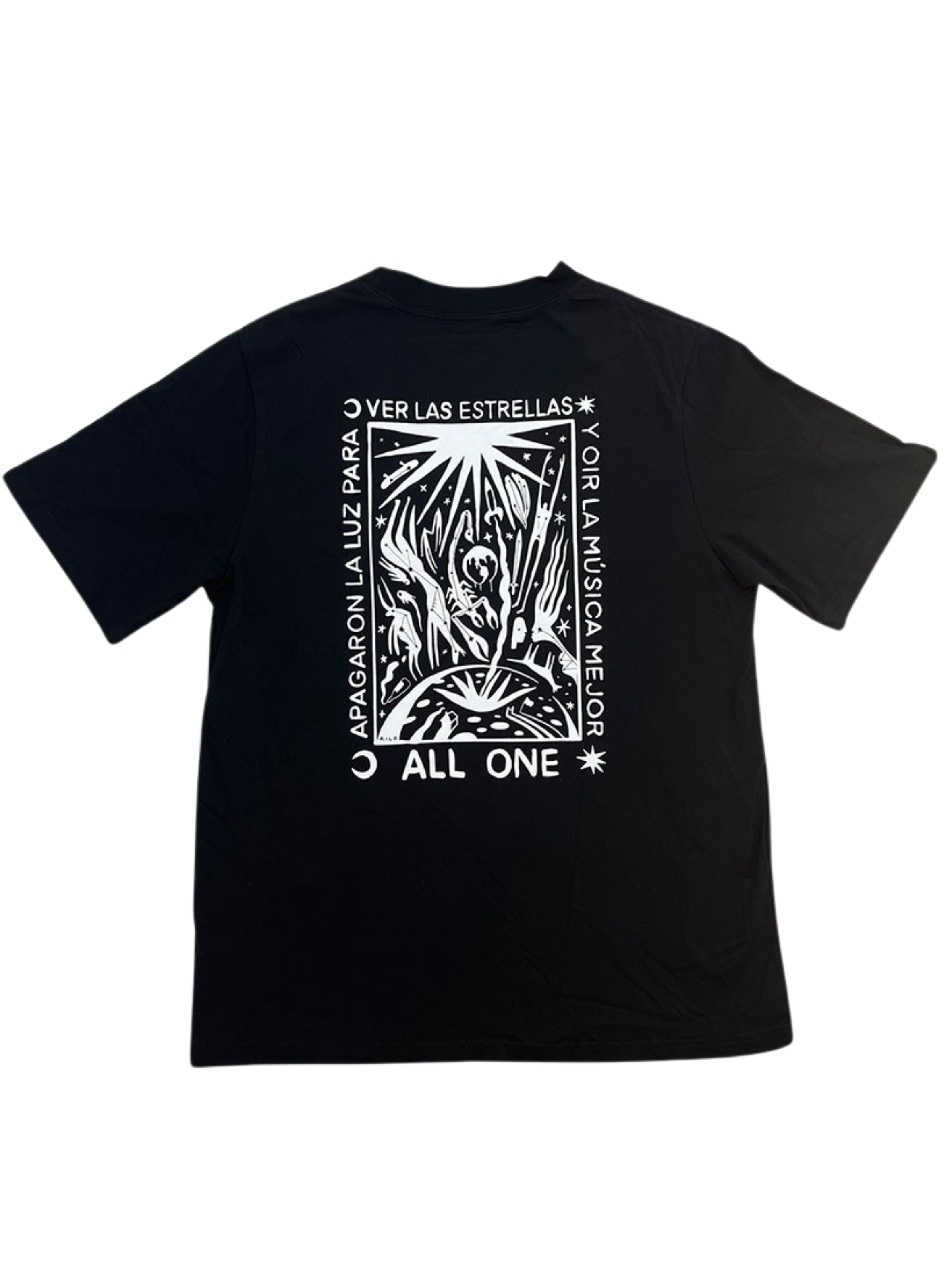Camiseta All One Ver las estrella - Black