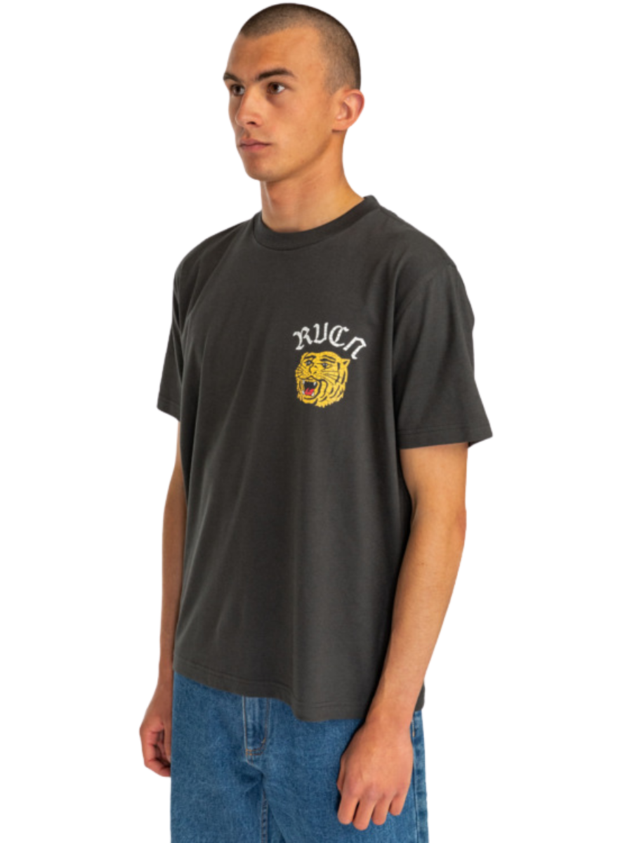 RVCA Wild Cat T-Shirt - Pirate Black