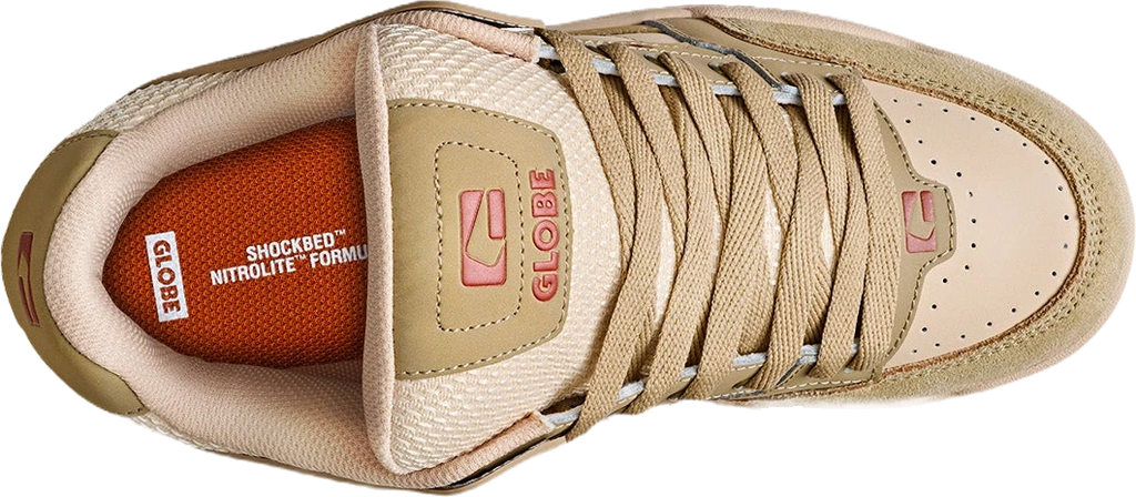 Globe Tilt calzado hombre detail 3 | Sand/Red