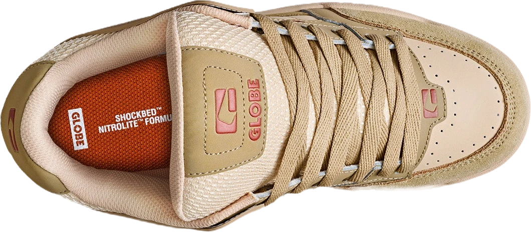 Globe Tilt calzado hombre detail 3 | Sand/Red