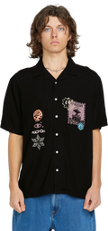 Volcom FA F Rygalski Woven SS camisas hombre | Black
