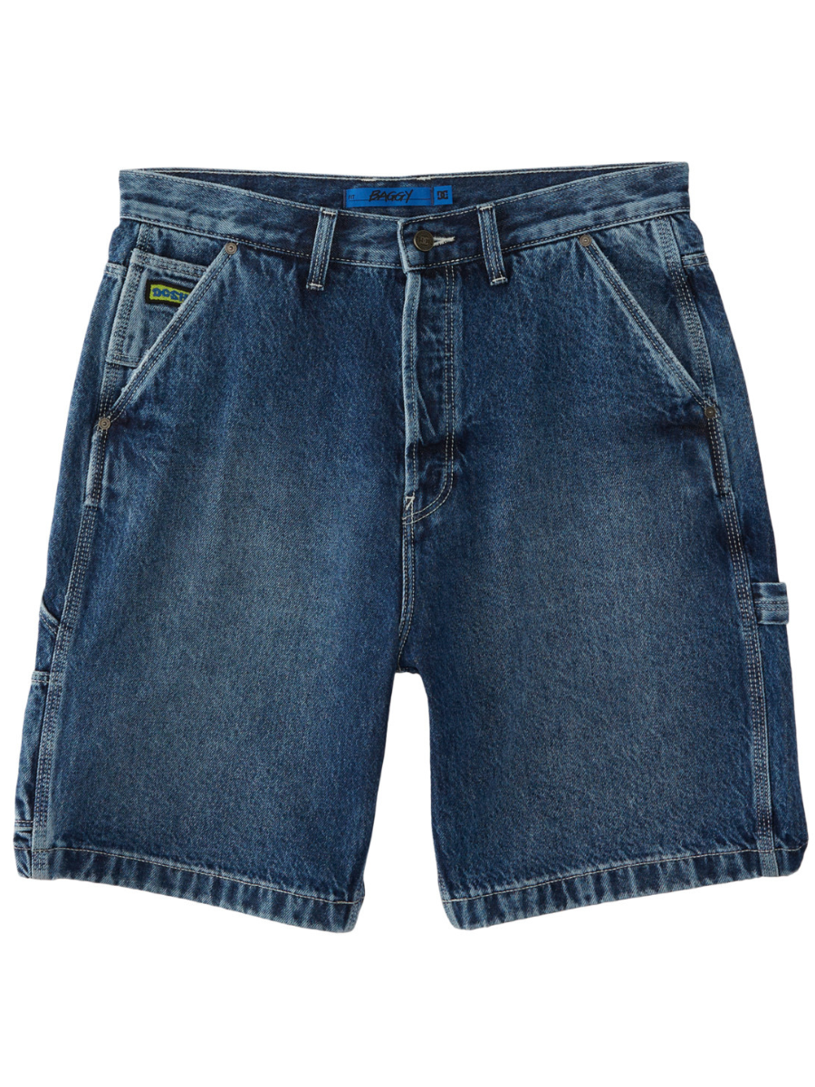 Carpenter Baggy 22" Denim Shorts - Dark Indigo