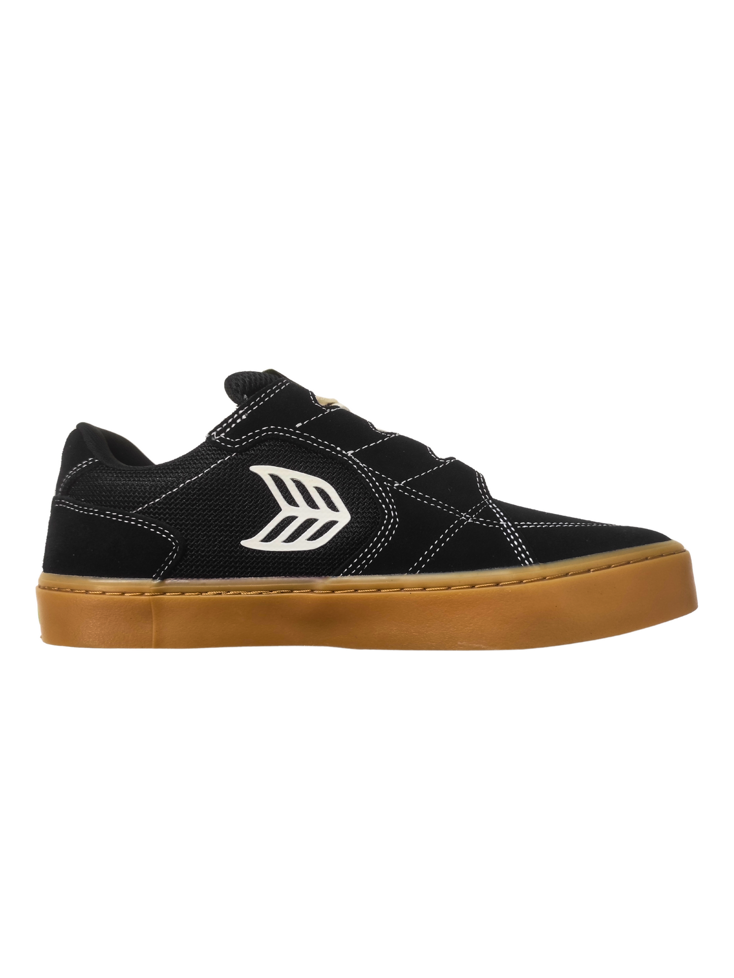 Sapatos Cariuma T20 Pro - Gum Black Suede Mesh Ivory