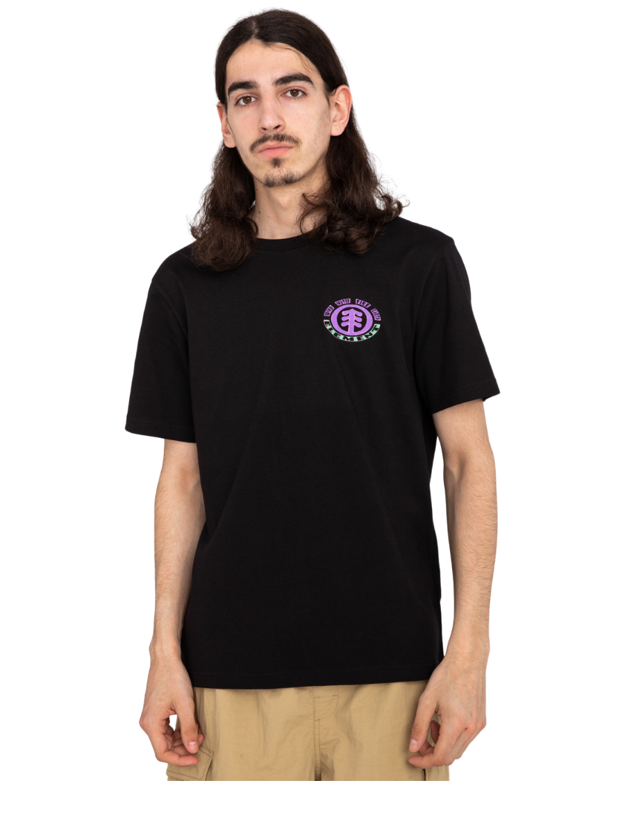 Element Skateboards Camiseta de manga curta Sandy - Flint Black | elementos | Novos produtos | Produtos mais recentes | Produtos mais vendidos | Produtos mais vendidos | surfdevils.com