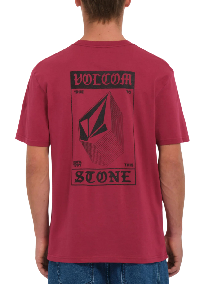 Volcom Globstok T-shirt - Wine