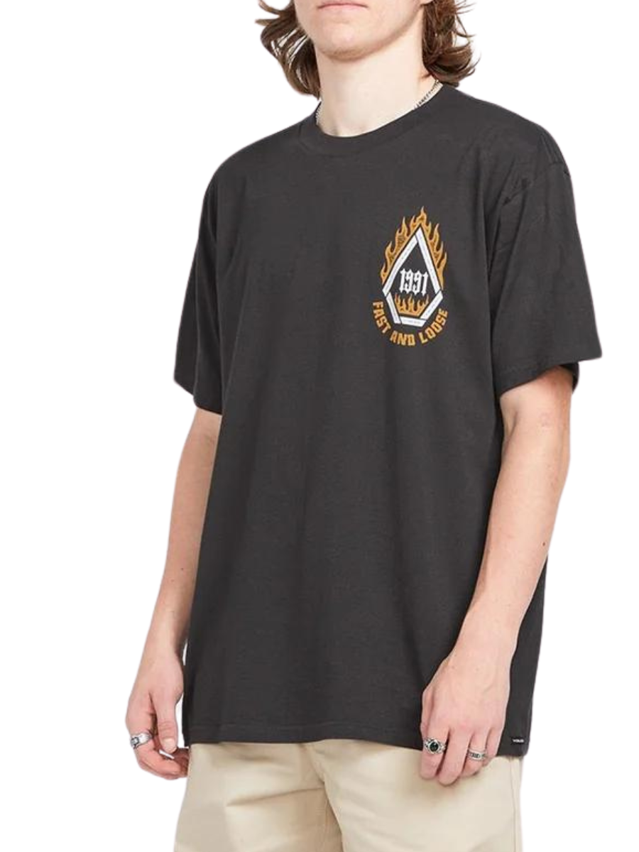 Volcom Skate Vitals Fast N Loose T-shirt - Stealth