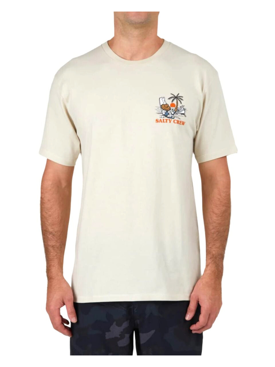 Camiseta Salty Crew Siesta Premium - Osso | Camisetas masculinas | Camisetas masculinas de manga curta | Coleção_Zalando | Novos Produtos | Produtos mais recentes | Produtos mais vendidos | surfdevils.com