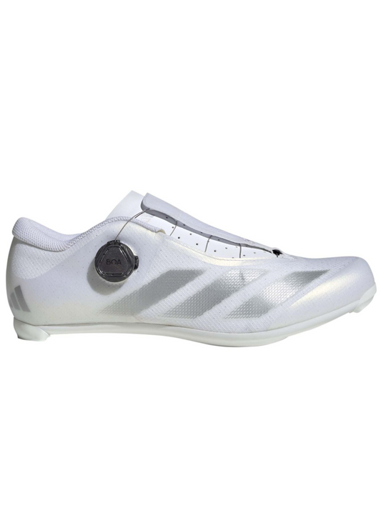 Adidas | Zapatillas Ciclismo Carretera Adidas Tempo 3 Stripes BOA | Cloud White / Silver Metallic / Core Black