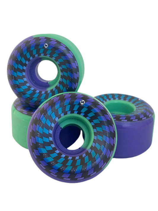 skateboard wheels | All One Squares Two Tone 54mm Skateboard Wheels