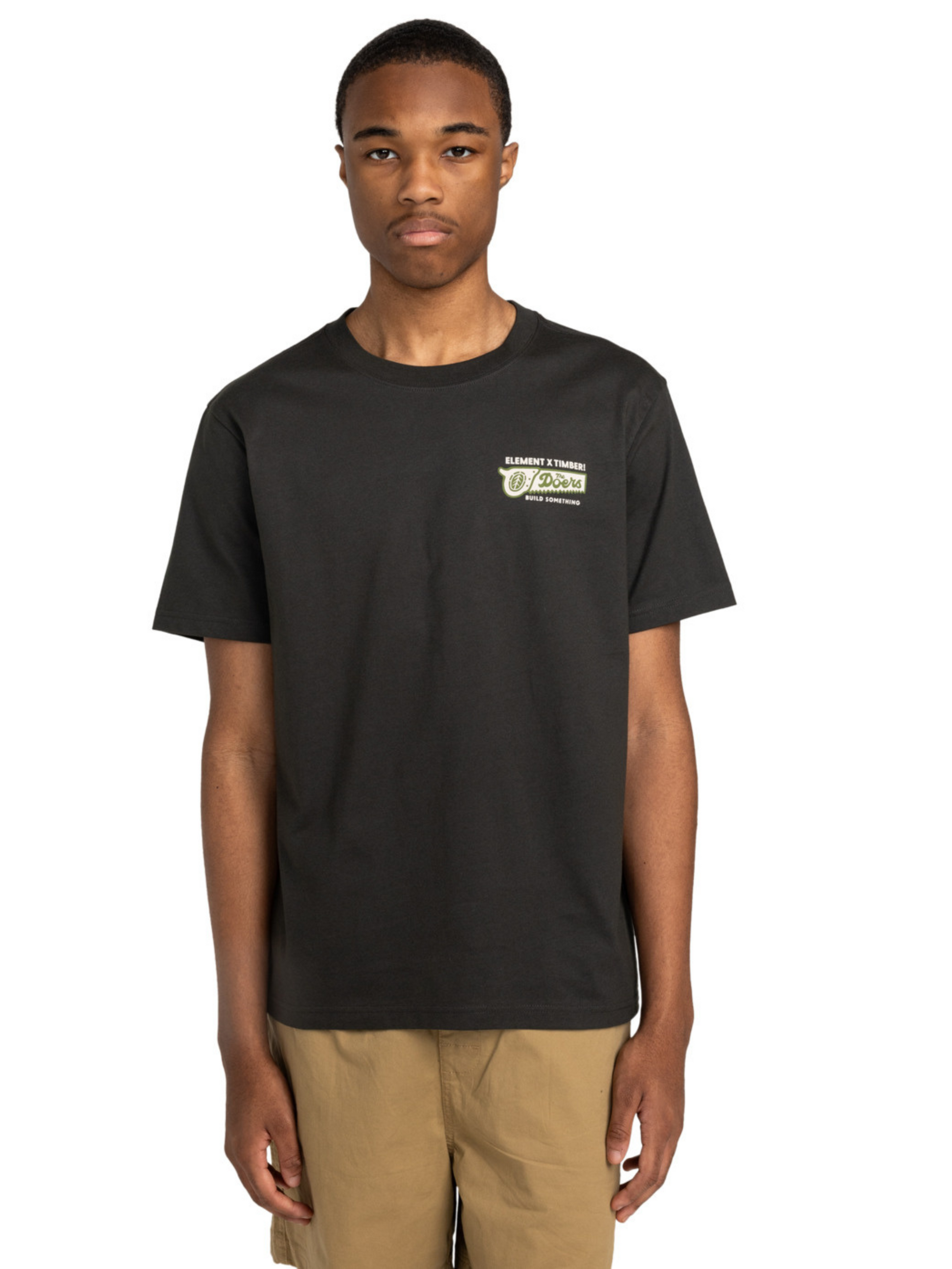 Element Timber Icon T-shirt - Off Black | Best selling products | Collection_Zalando | elements | Men's short sleeve t-shirts | Men's T-shirts | Stock Steals | surfdevils.com