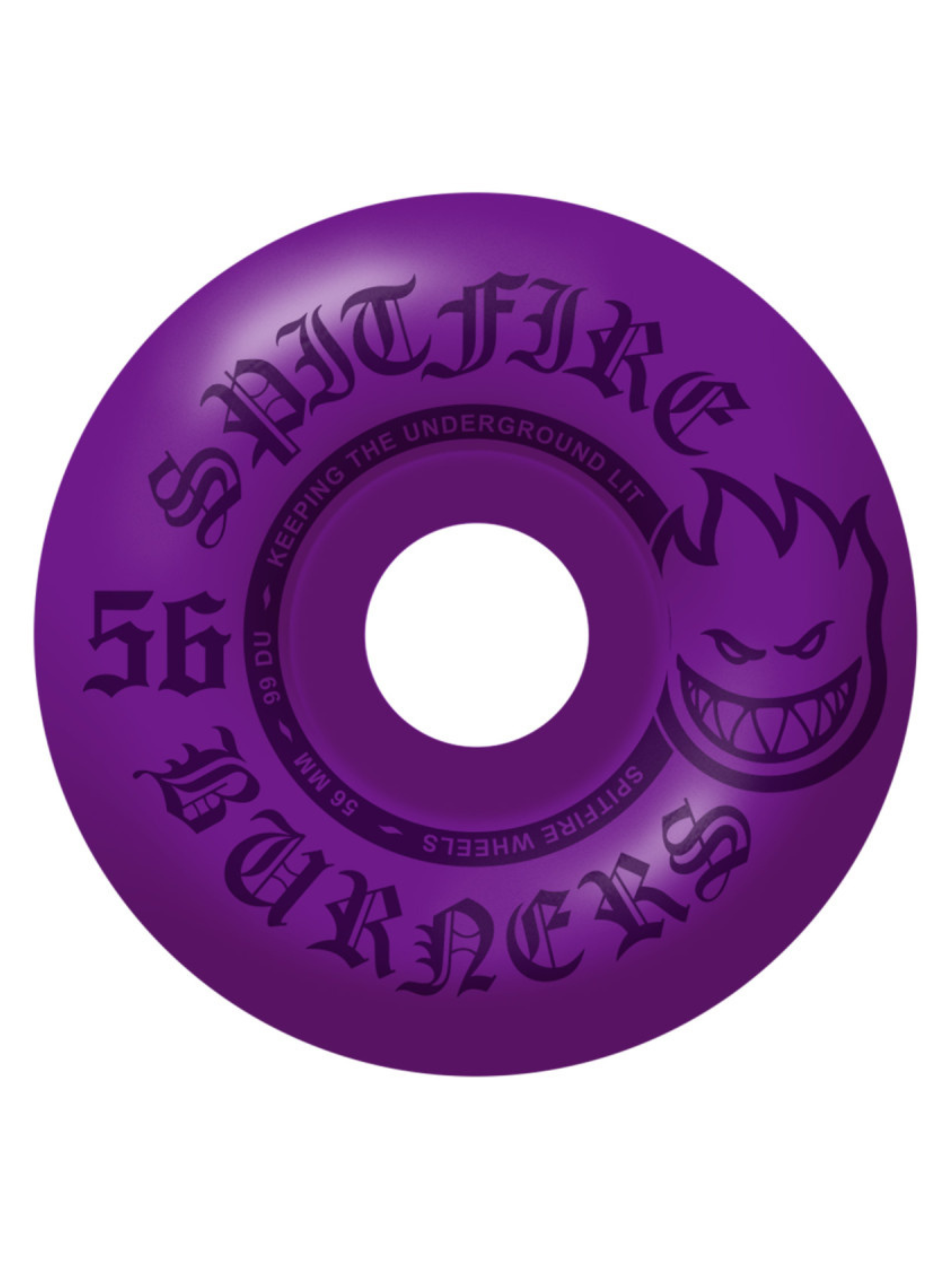 Roues de skate Spitfire 99D violettes 56 mm
