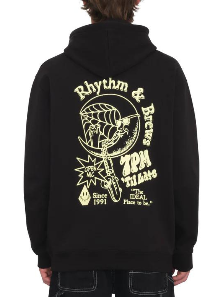 Volcom Skate Terrystoned Hoodie - Black