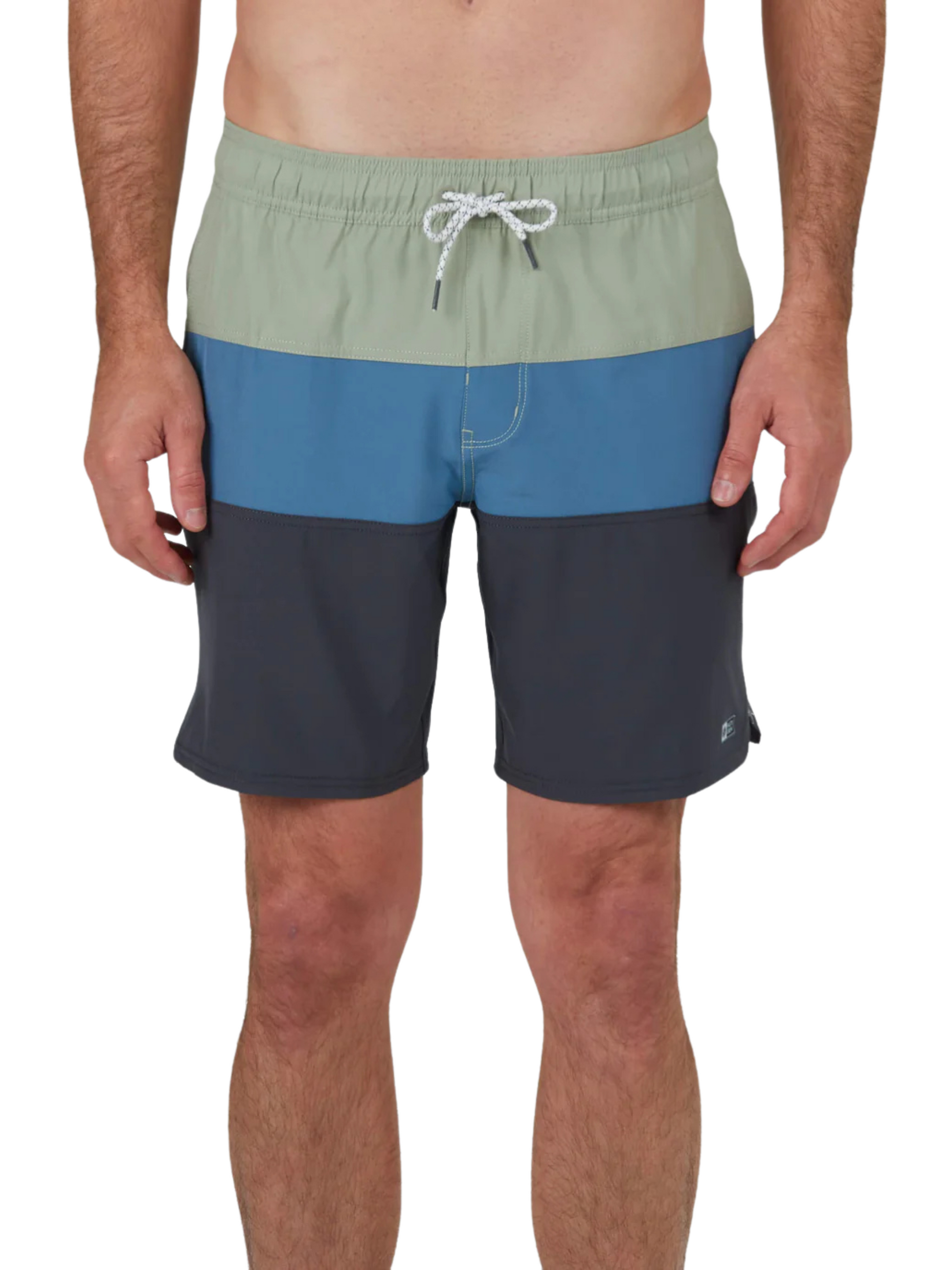 Salty Crew Beacons 2 Elastic Badehose Dusty Sag