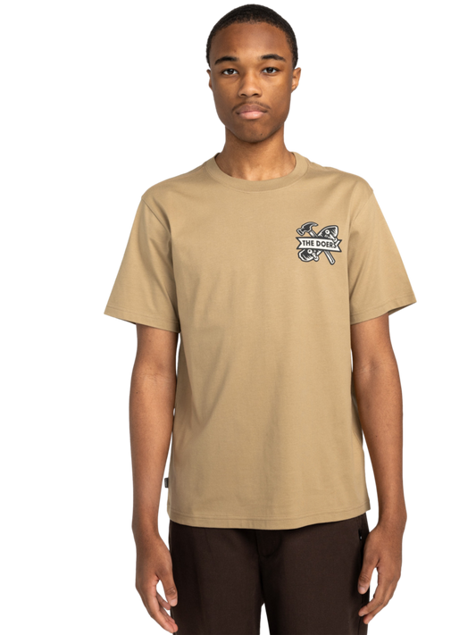 Camisetas masculinas | Element Timber Supply Camiseta - Cáqui