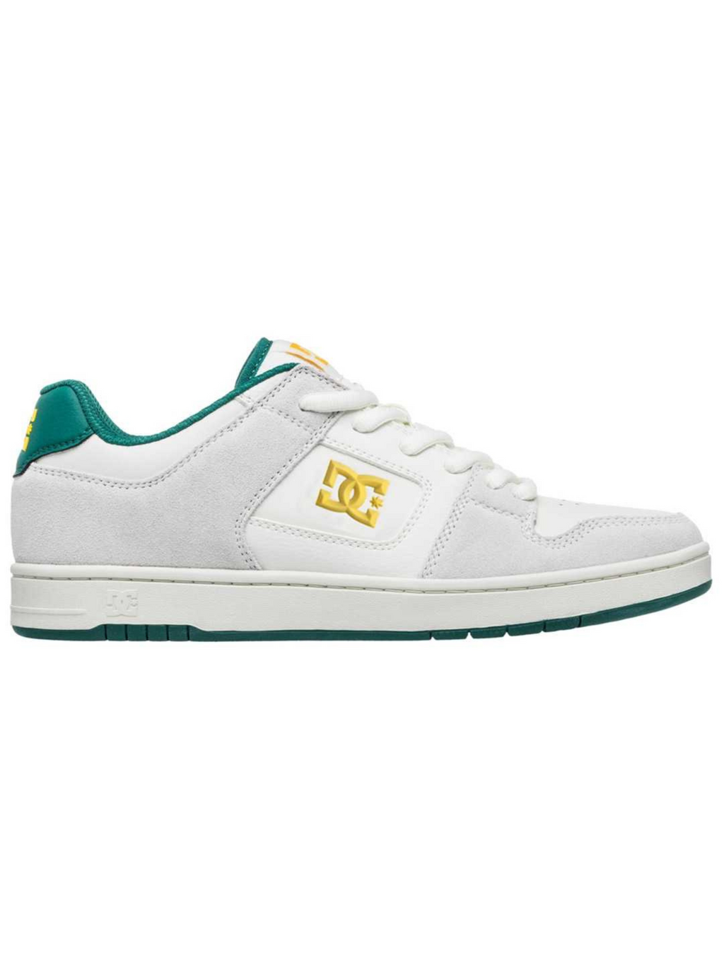 DC Shoes Tênis Manteca 4S - Off White/ Verde Escuro