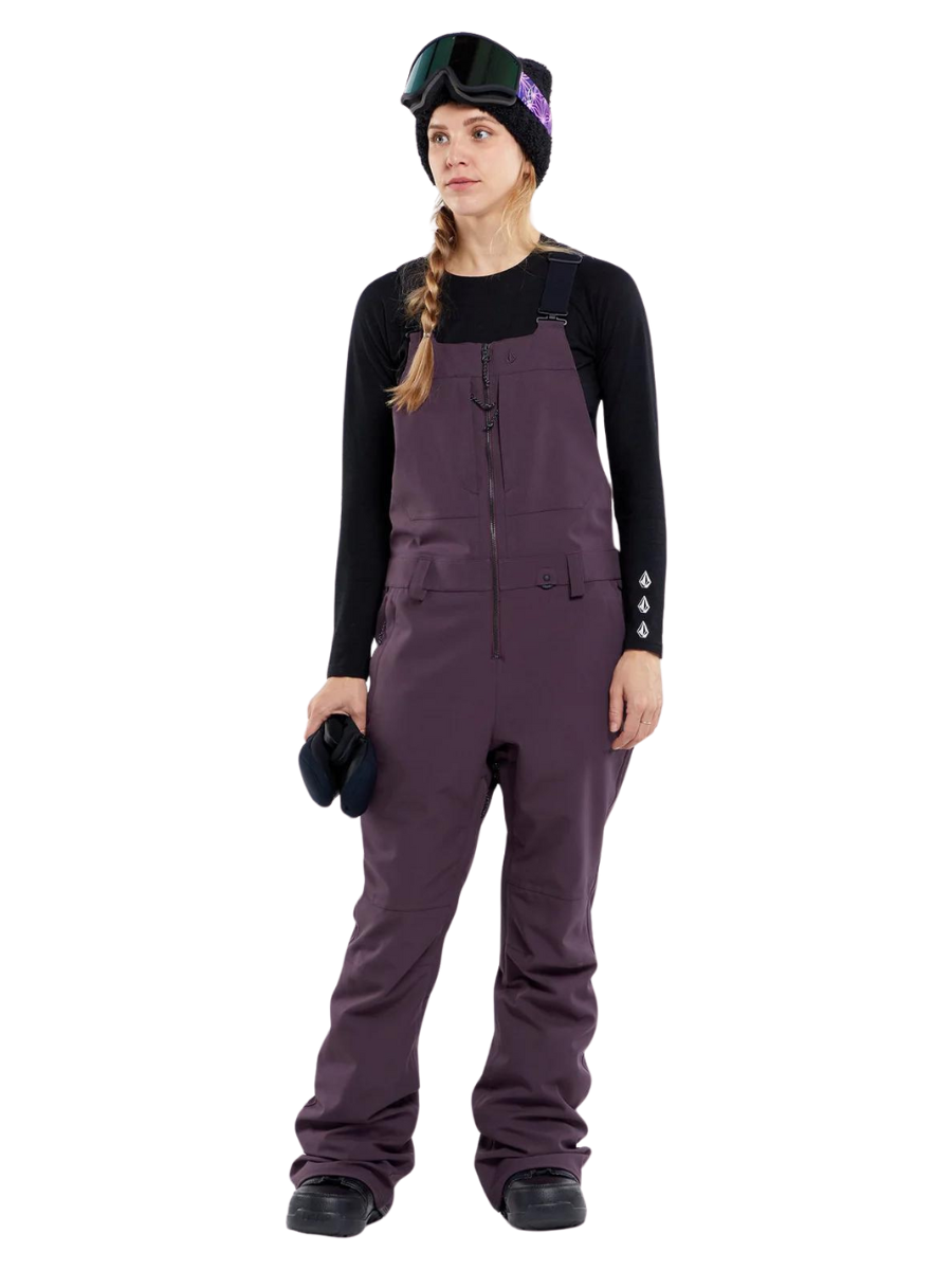 Peto de snowboard Mujer Volcom Swift Bib - Blackberry