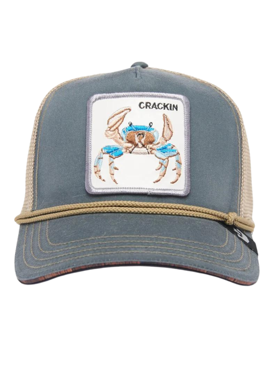 Casquette Goorin Bros Wuz Crackin (Crabe) - Ardoise / Beige | Nouveaux produits | Produits les plus récents | Produits les plus vendus | surfdevils.com