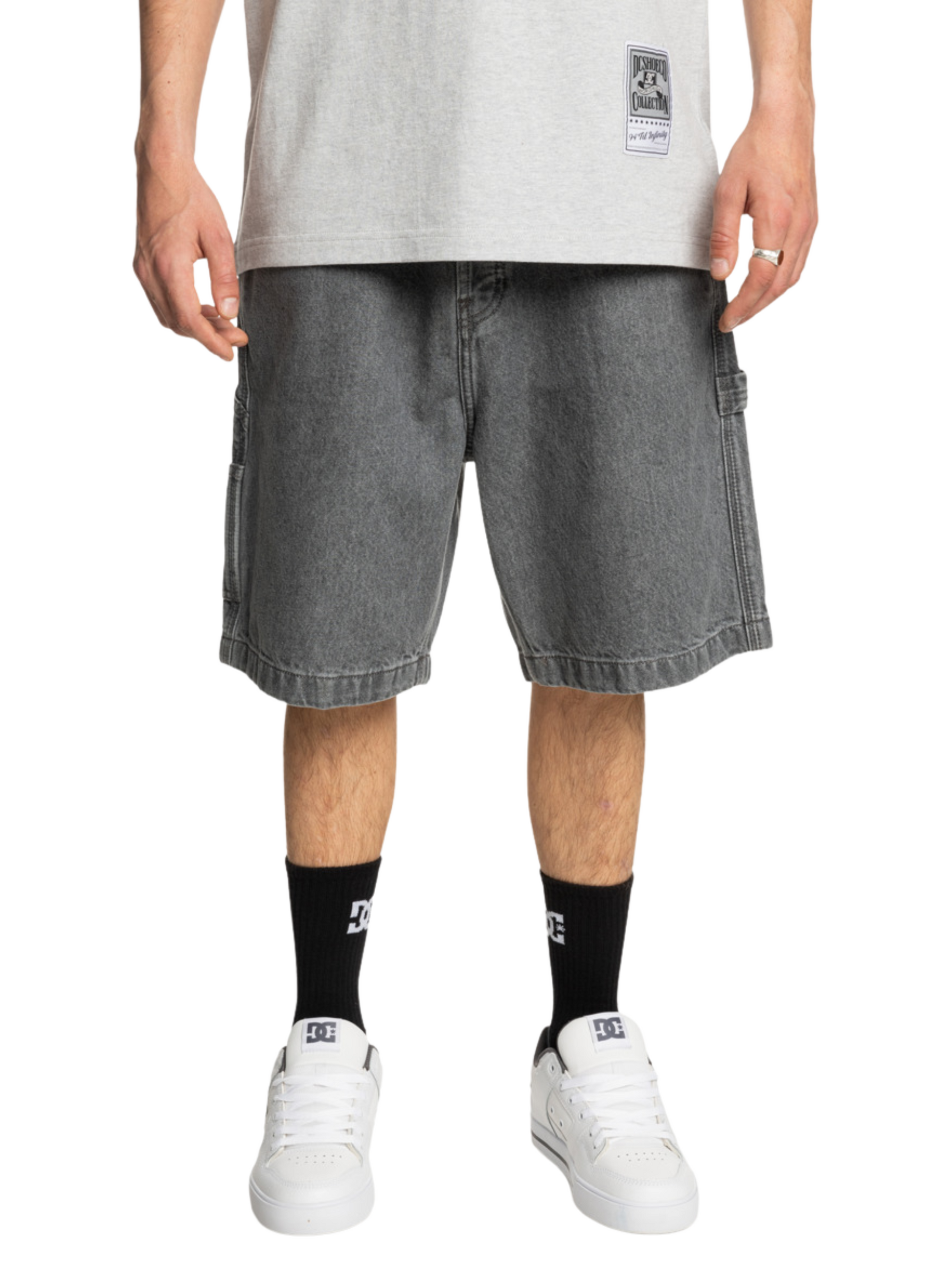 DC Shoes Carpenter Baggy Shorts Mittelgrau