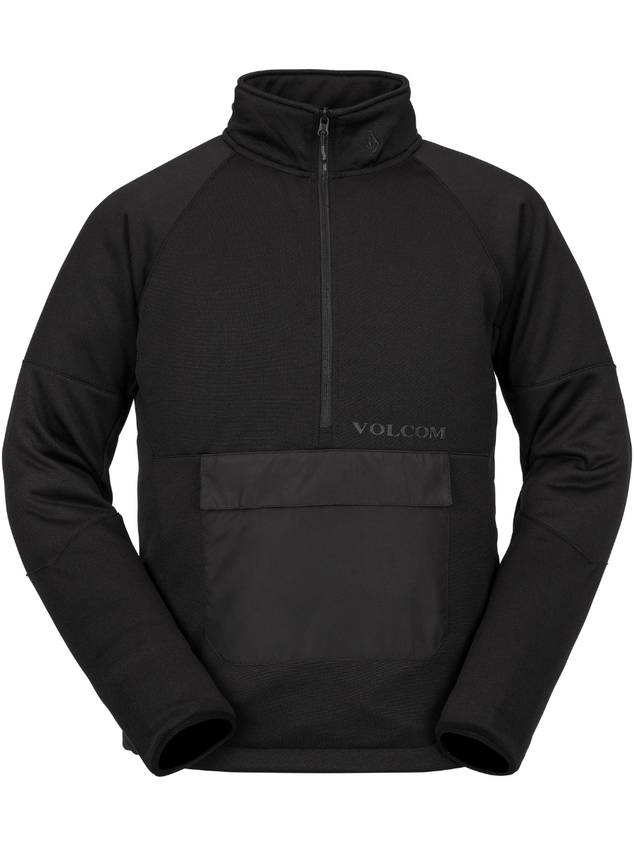 Volcom Tech Fleece Pullover Technical Sweatshirt - Black