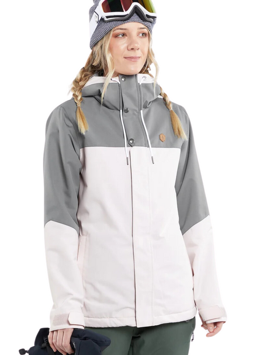 Women's snowboard jackets | Volcom Bolt Insulated Women's Snowboard Jacket - Calcite