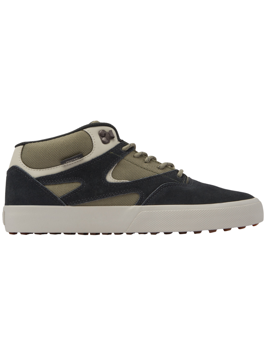 DC Shoes Tênis Kalis Vulc Mid Winter - Exército / Verde Oliva