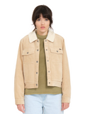 Volcom Radstone Damen-Cordjacke – Khaki