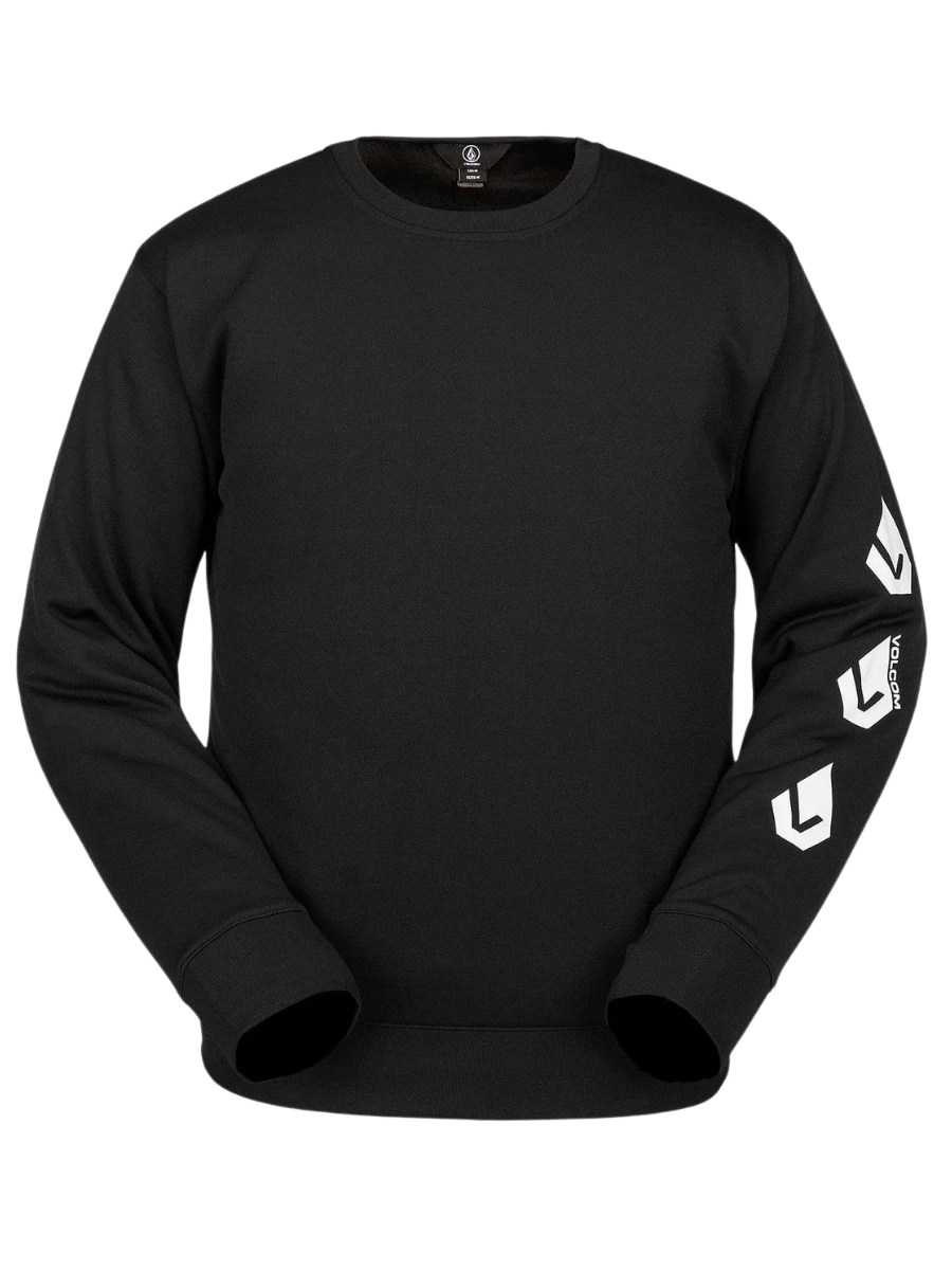 Sudadera Tecnica Volcom Core Hydro Crew - Black | Boutique de snowboard | Boutique Volcom | Collection_Zalando | Nouveaux produits | Produits les plus récents | Produits les plus vendus | sweats de snowboard | surfdevils.com