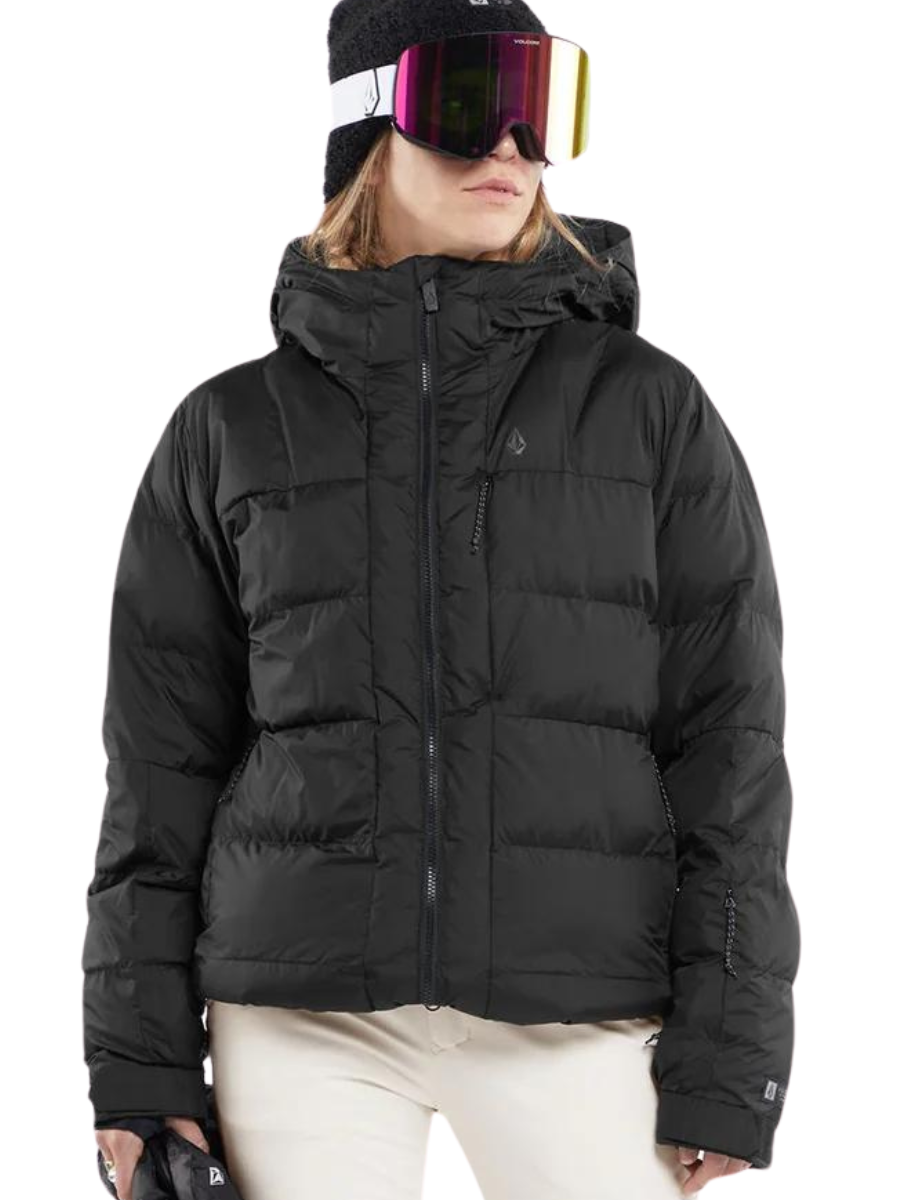 Volcom Puffleup Damen Snowboardjacke – Schwarz