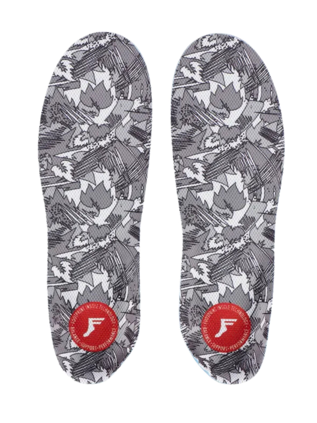 Plantillas Footprint Insoles Kingfoam Orthotic Fluidx - White Camo