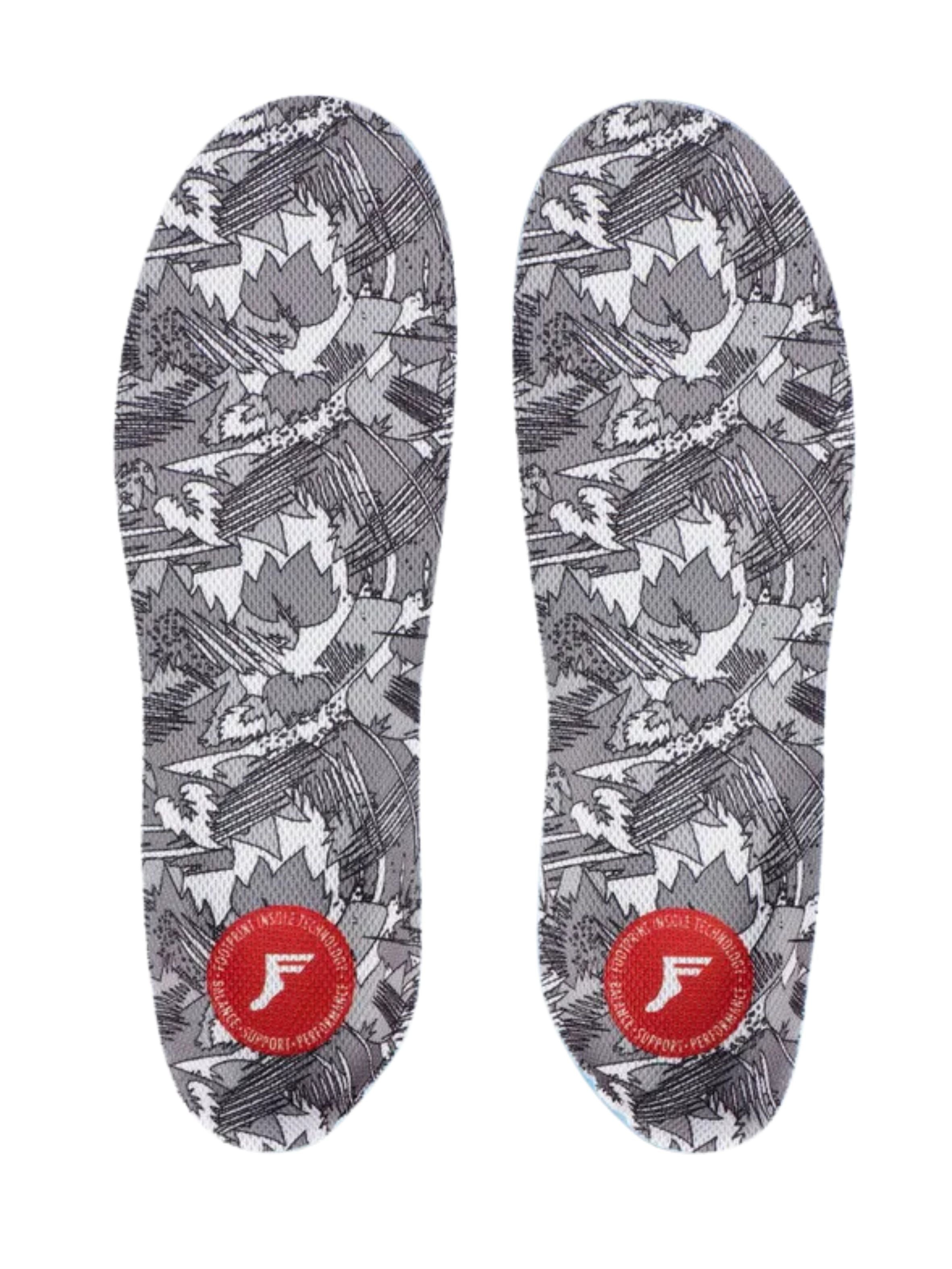 Plantillas Footprint Insoles Kingfoam Orthotic Fluidx - White Camo