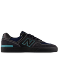 New Balance Numeric 574 Vulc | Faded Black with Faded Teal