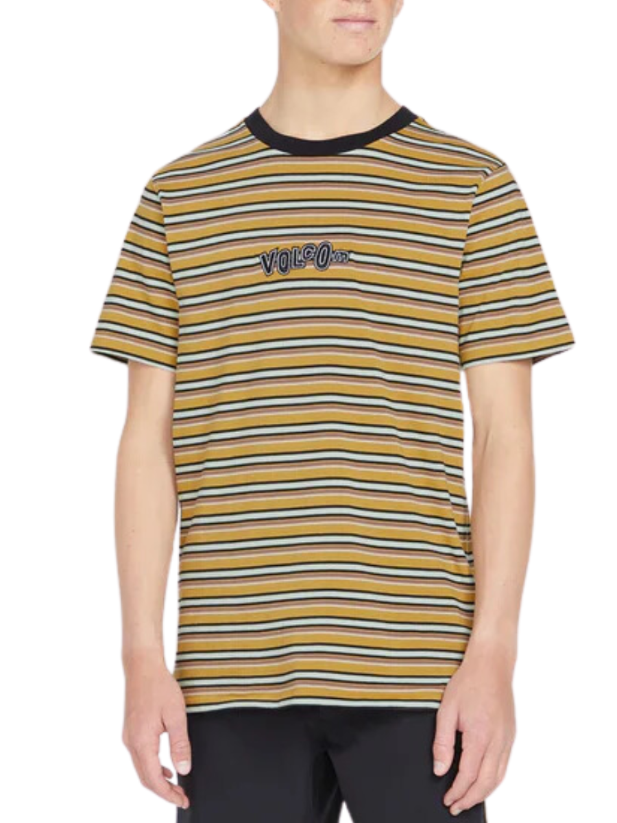 Camiseta Volcom Bright N Early Crew - Mustard | surfdevils.com