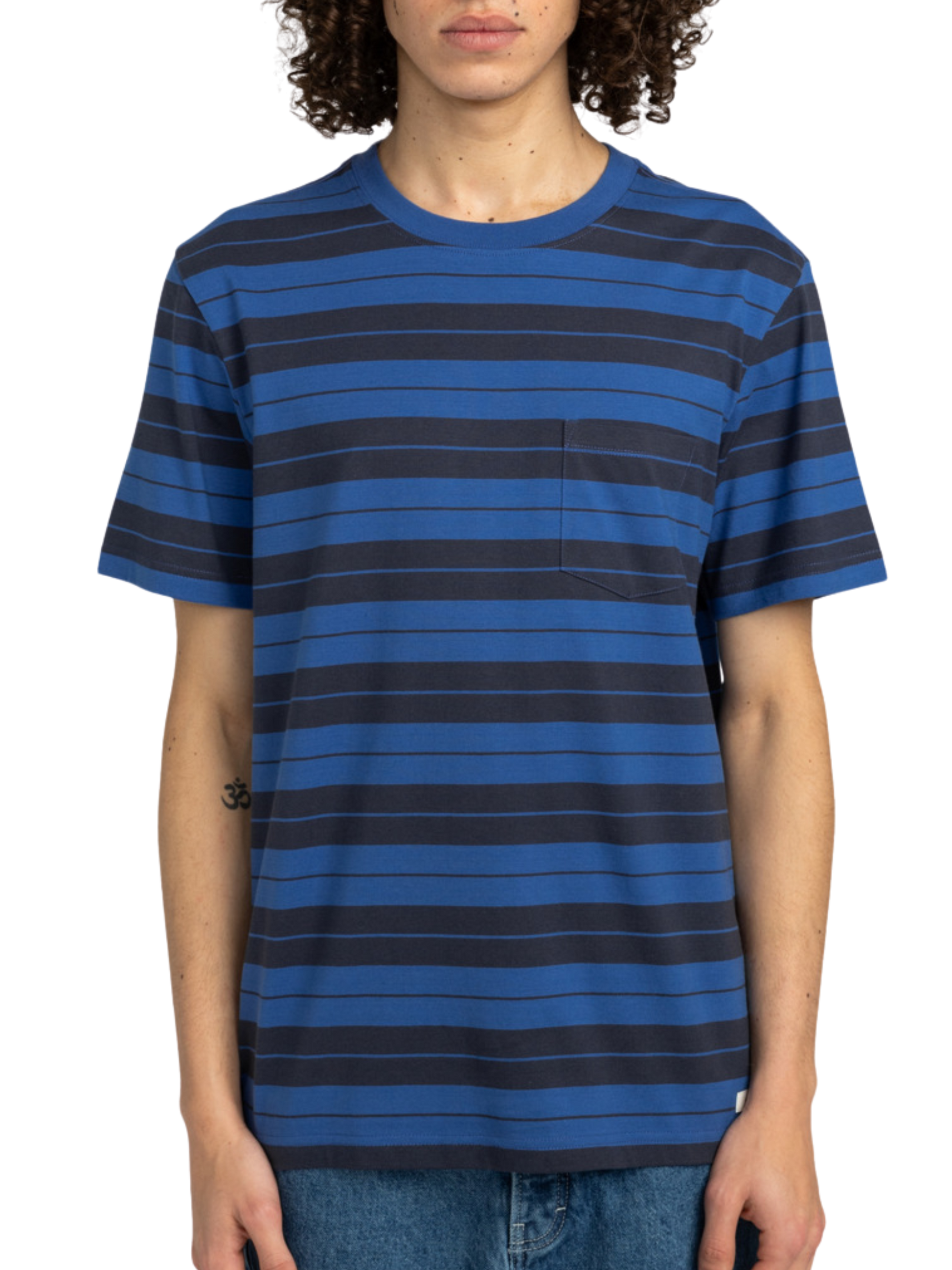 Element Skateboards Icon Label Pocket T-Shirt Nouveau Navy/Blue Nights