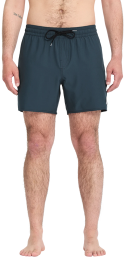Volcom Lido Solid Trunk 16" trajes de baño hombre | Midnight Blue