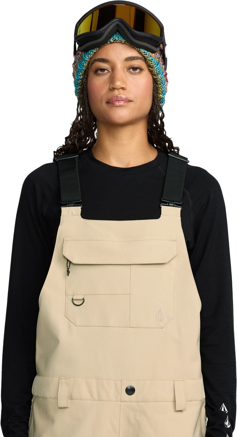 Volcom CRESTON 3D STRETCH BIB OVERALL pantalón mujer detail 5 | Oatmeal