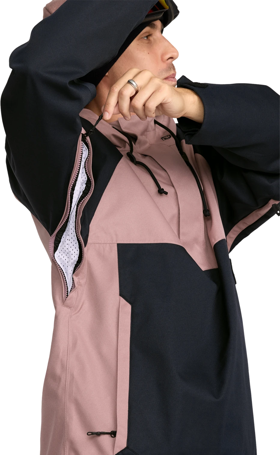 Volcom HOSSEGOR 20K PULLOVER chaquetas y abrigos hombre detail 6 | Mauve