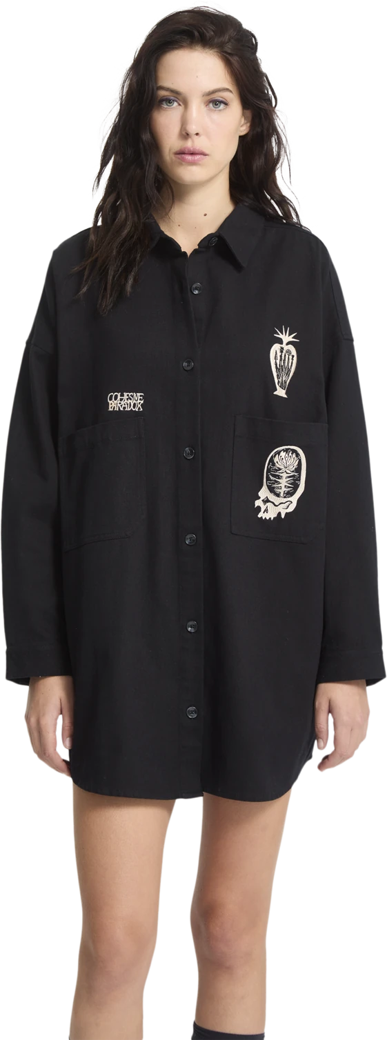 Volcom FA Vaderetro Dress vestidos mujer | Black