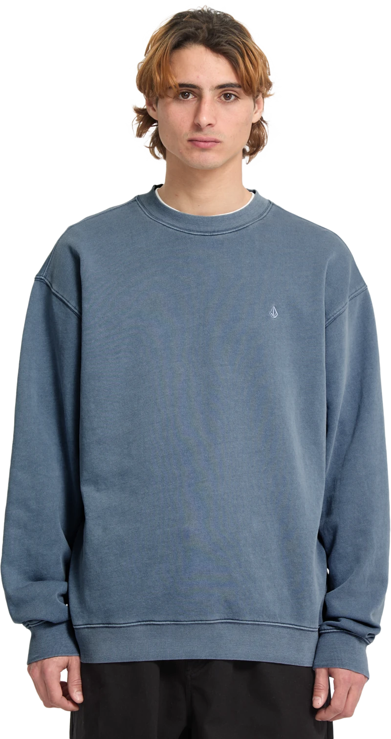 Volcom Single Stone Pw sudadera hombre | Blue Wash