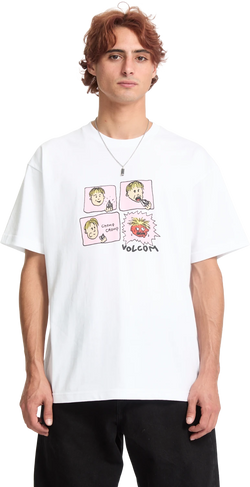 Volcom Chomp Chomp camiseta manga corta hombre | White