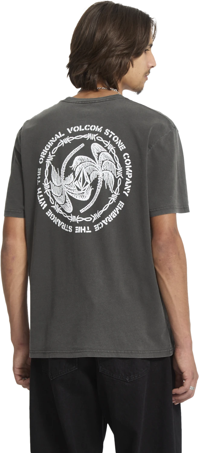 Volcom Circlepalm camiseta manga corta hombre detail 1 | Black