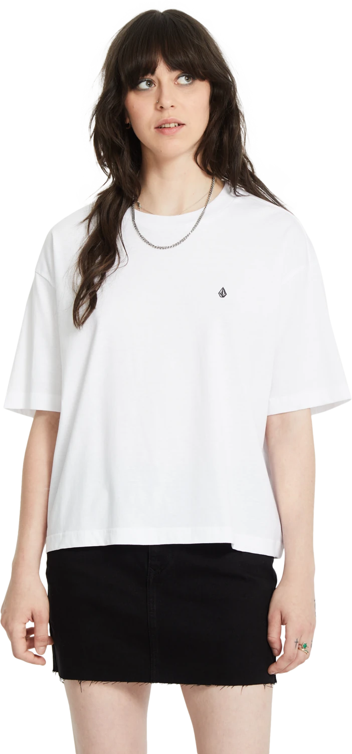 Volcom Stone Blanks Up camiseta manga corta mujer | White
