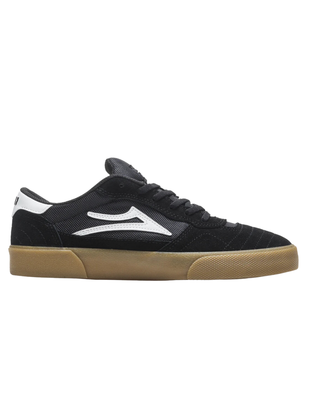 Chaussures de skate Lakai Cambridge en daim noir/gomme