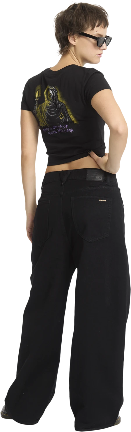 Volcom Moove On camiseta manga corta mujer detail 7 | Black