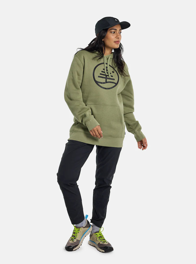 Burton Family Tree Pullover Hoodie Forest Moss