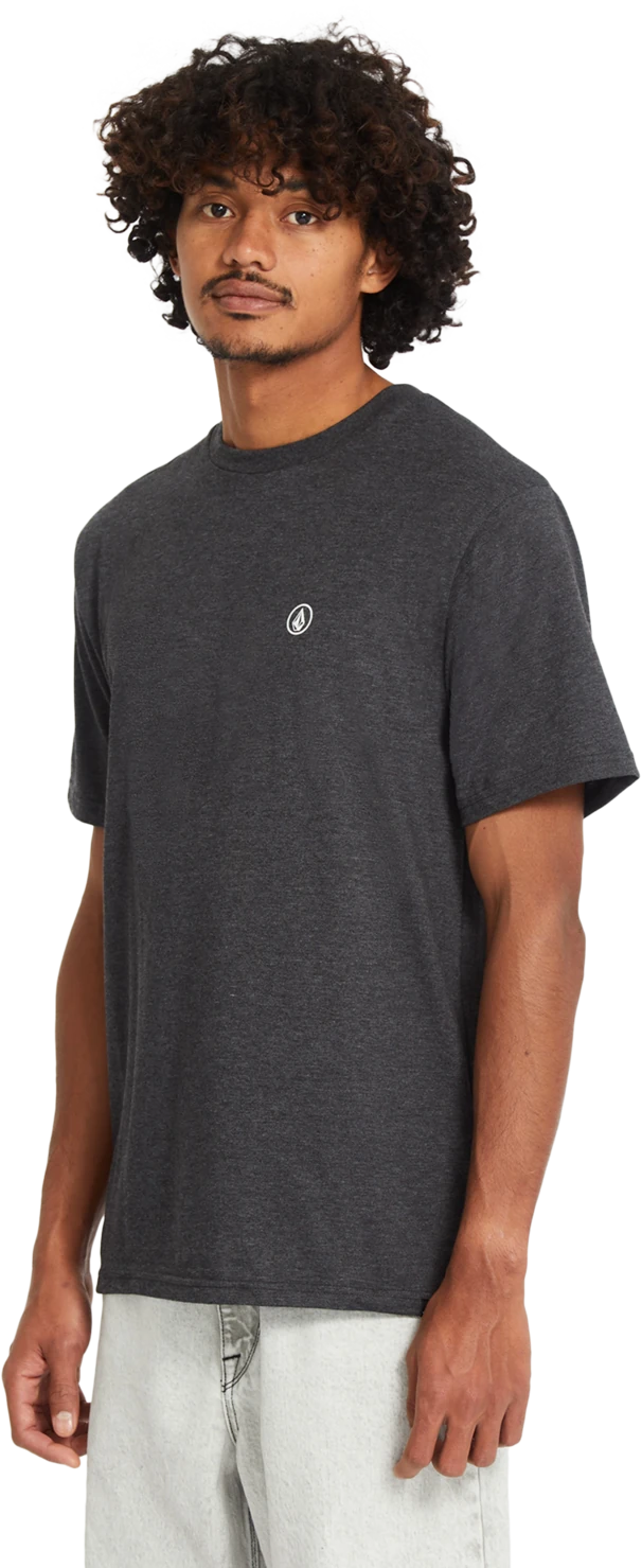 Volcom Circle Blanks camiseta manga corta hombre detail 6 | Heather Black