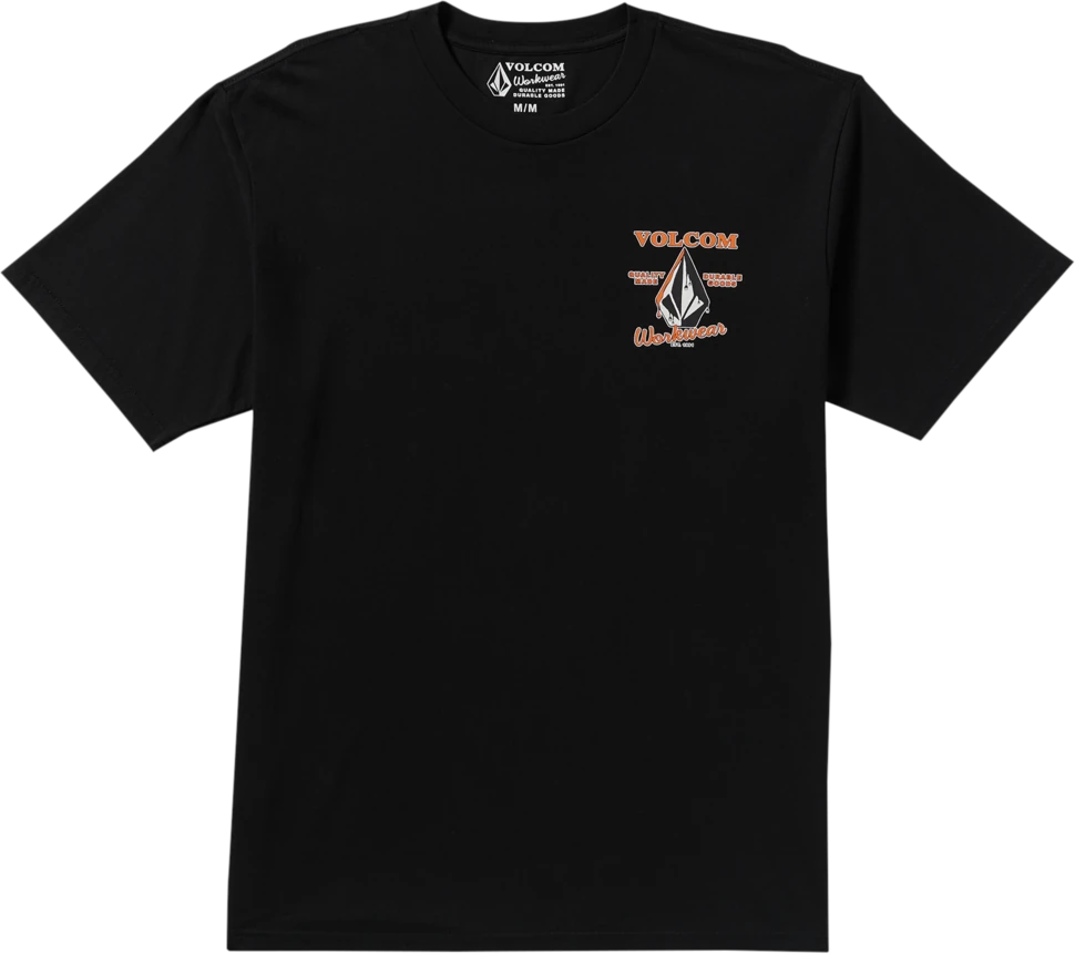 Volcom Enamel camiseta manga corta hombre detail 5 | Black