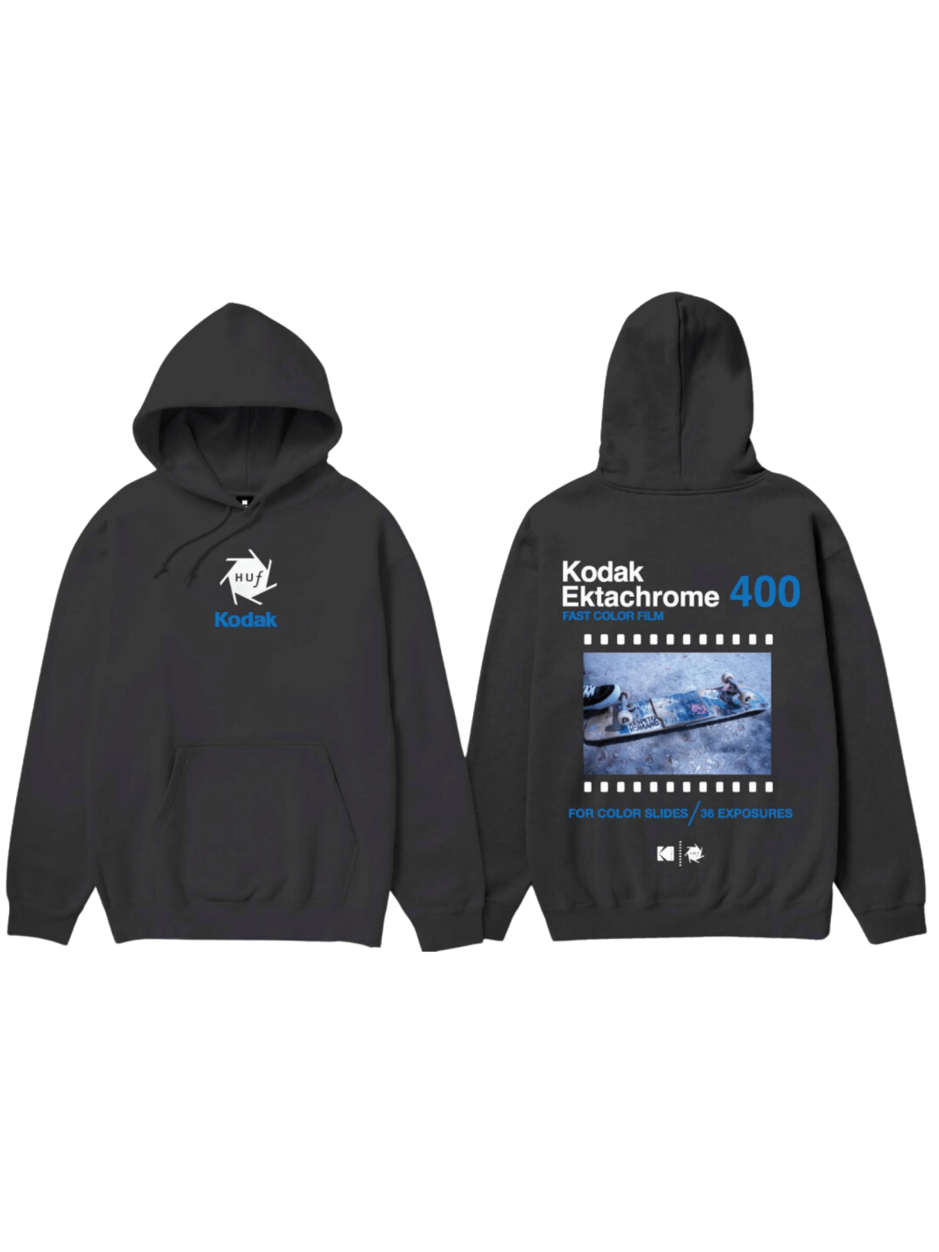 Sudadera con capucha HUF x Kodak Invention - Black