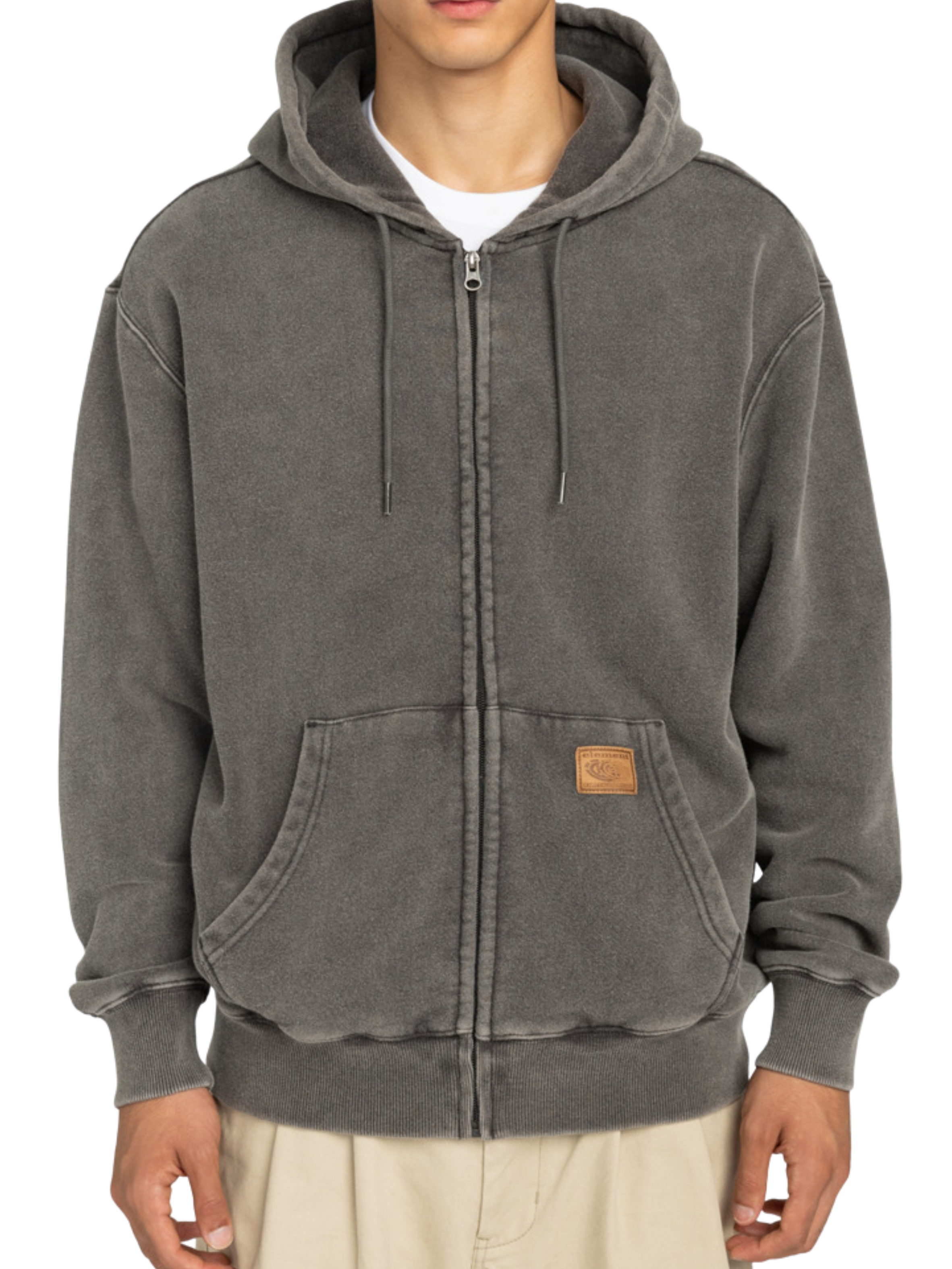 Element Cargo Zip Hoodie | Off Black