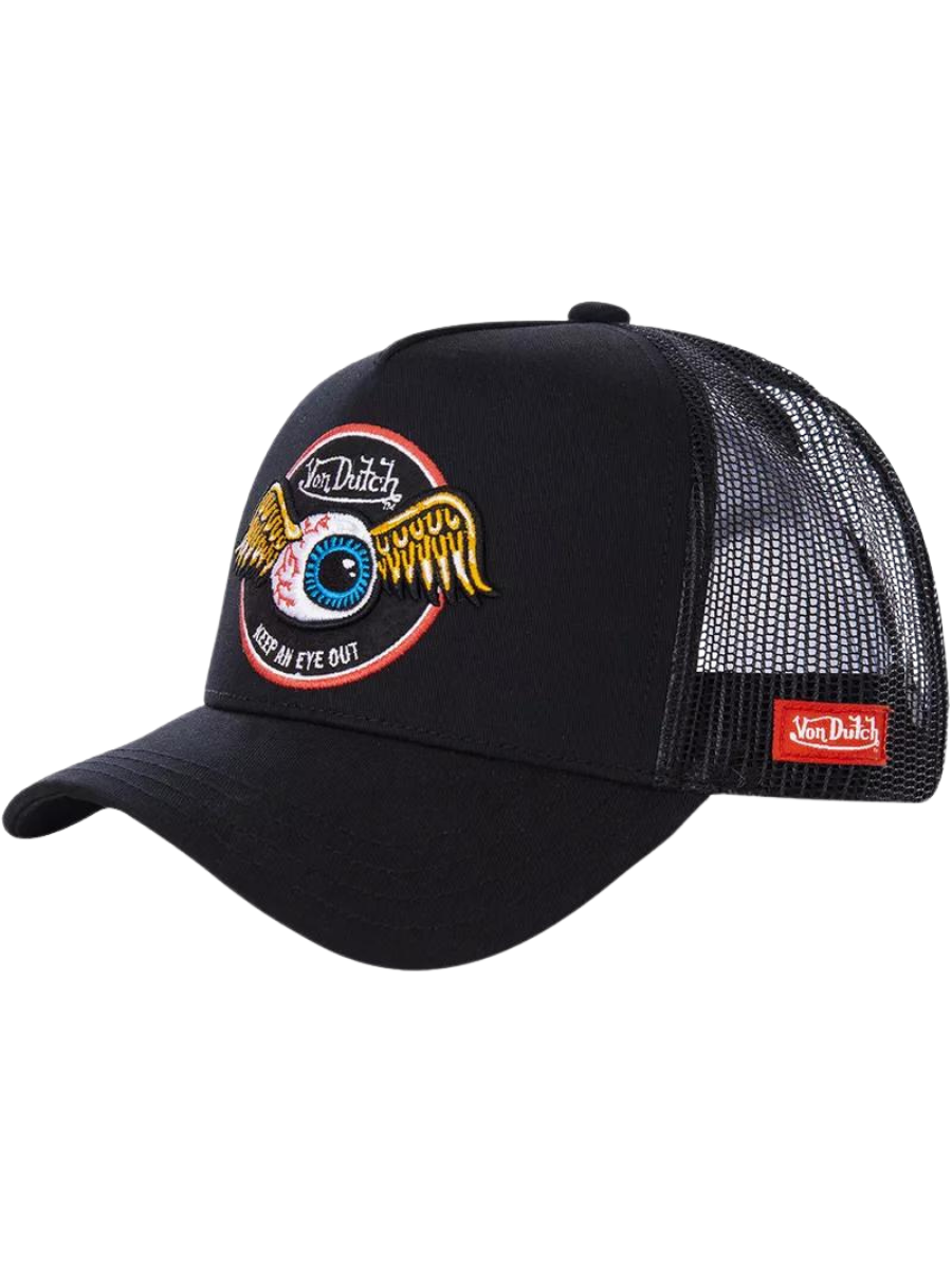 Von Dutch Rag Keep An Eye Out Trucker Cap - Black